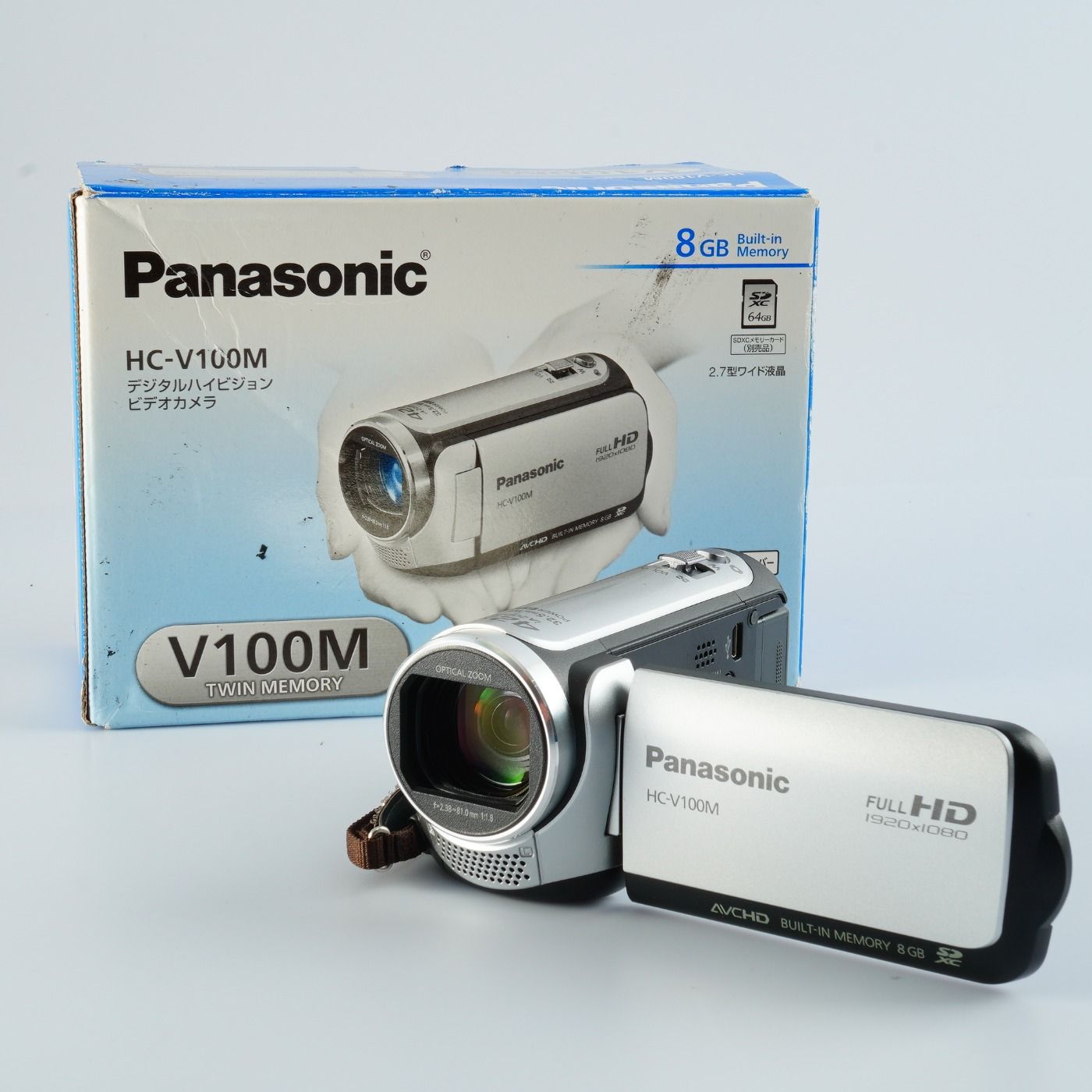 Panasonic HC-V100M ビデオカメラ 本体 Panasonic HC-V100M HD camcorder with 16GB of flash memory at