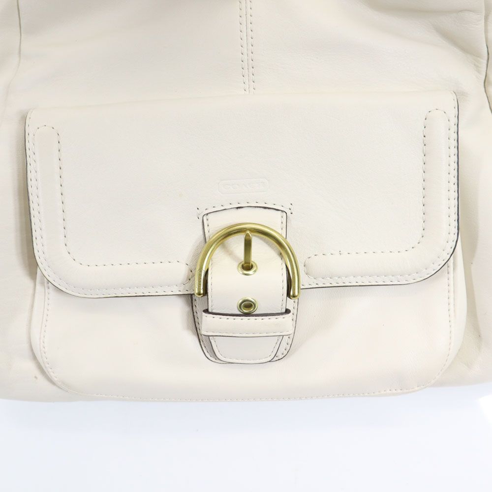 コーチ F24686 キャンベル ホーボー ハンドバッグ オフホワイト COACH 