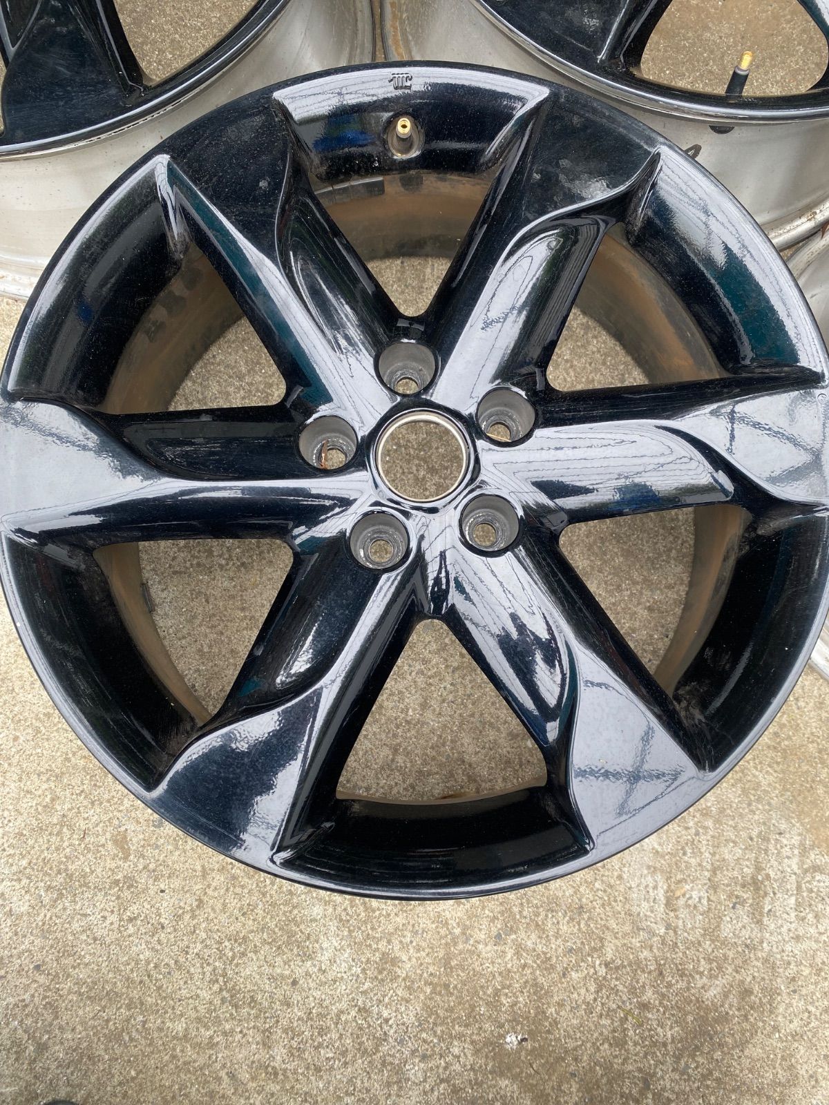 中古 日産 ムラーノ Z51 純正アルミホイール 18インチ ブラック - メルカリ