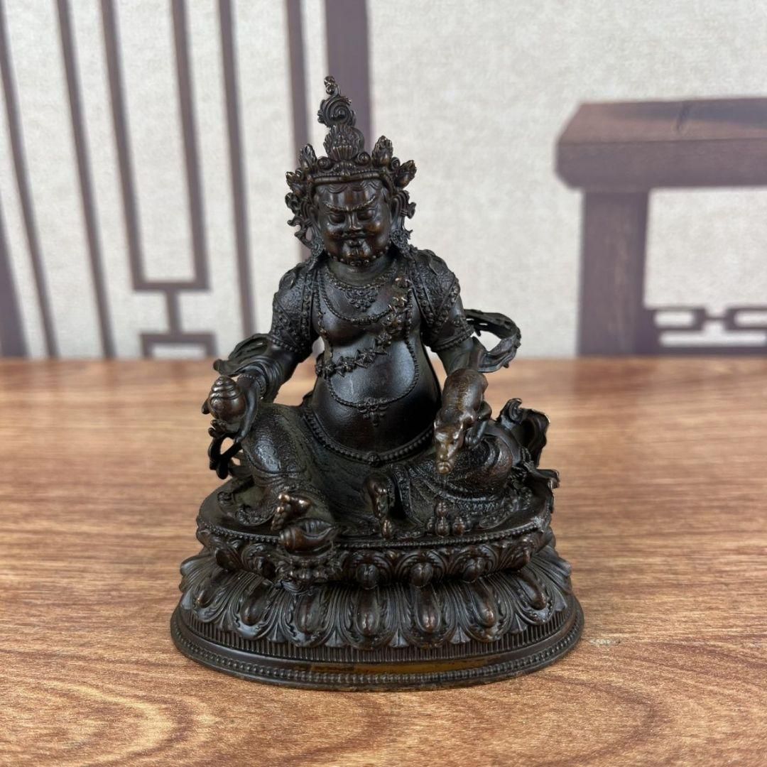 黄財神 仏像 仏教美術 装飾品 工芸品 美術品 置物