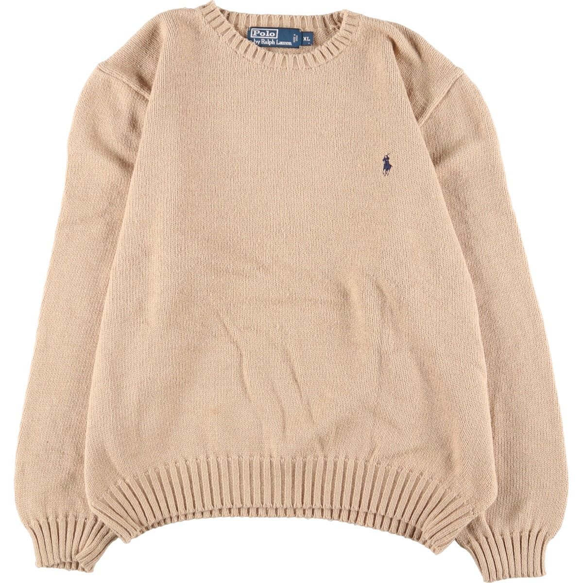 古着 ラルフローレン Ralph Lauren POLO by Ralph Lauren コットンニットセーター メンズL /eaa366635 【中古】/eaa366635