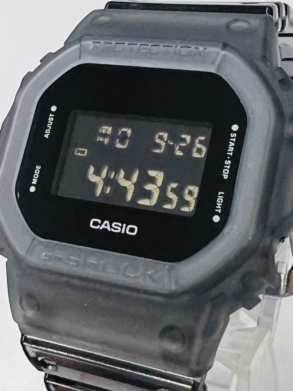 クリアランスsale!期間限定! CASIO MY G-SHOCK DWE-5610-JELLY-BLUE