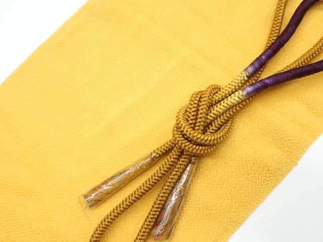 中古】リサイクル着物 和装小物 帯締め帯揚げセット 礼装用 平組 縫取