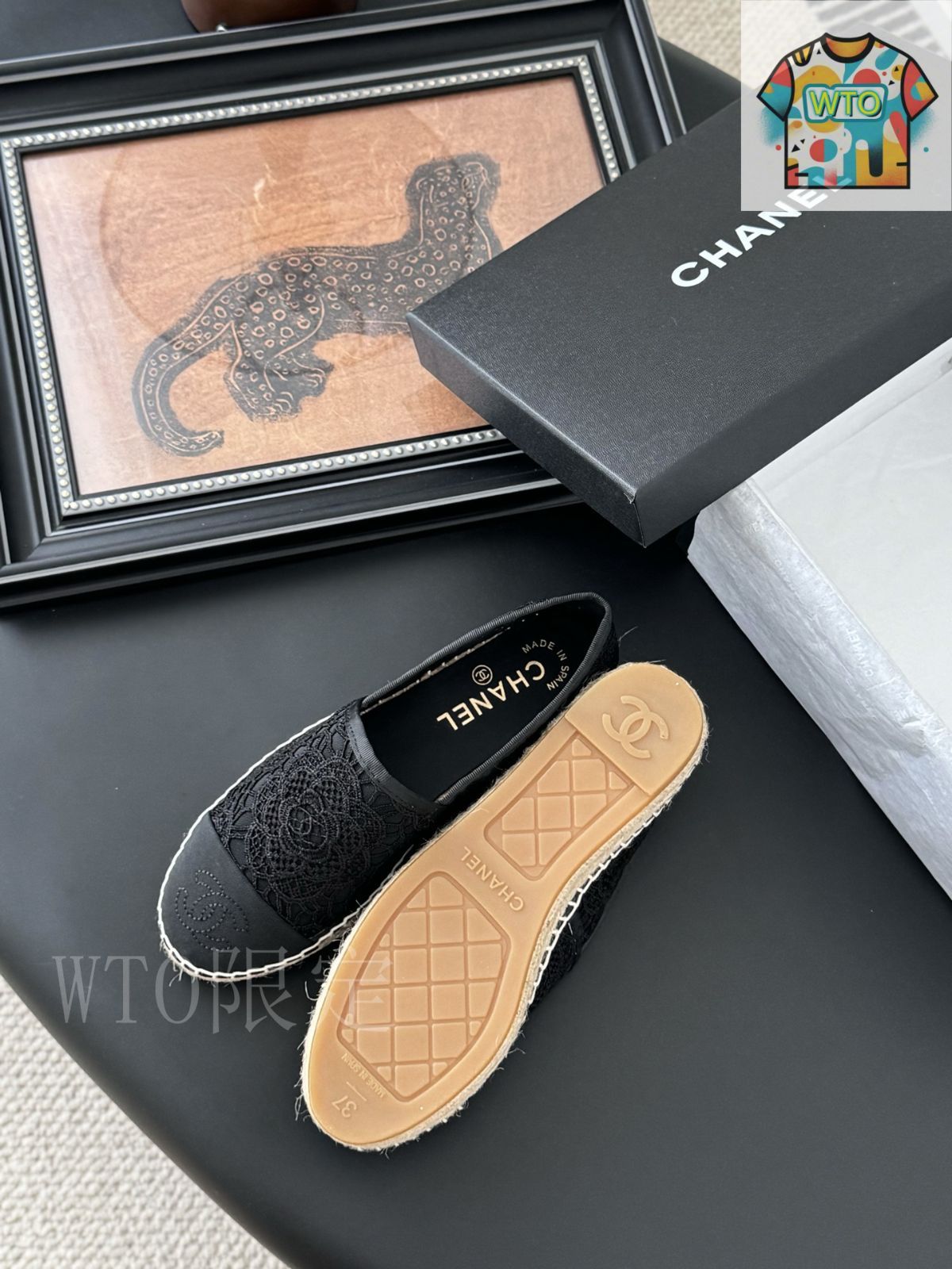 人気CHANEL シャネル　エナメル　エスパドリーユ Chanel のエスパドリーユ08-LP58 - メルカリ