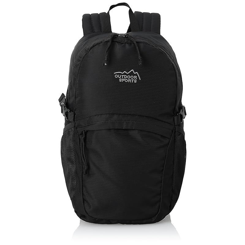 【特価商品】[アウトドアスポーツ] リュックサック デイパック 小さめ 18L 63684 メンズ ブラック H45×W26×D16cm