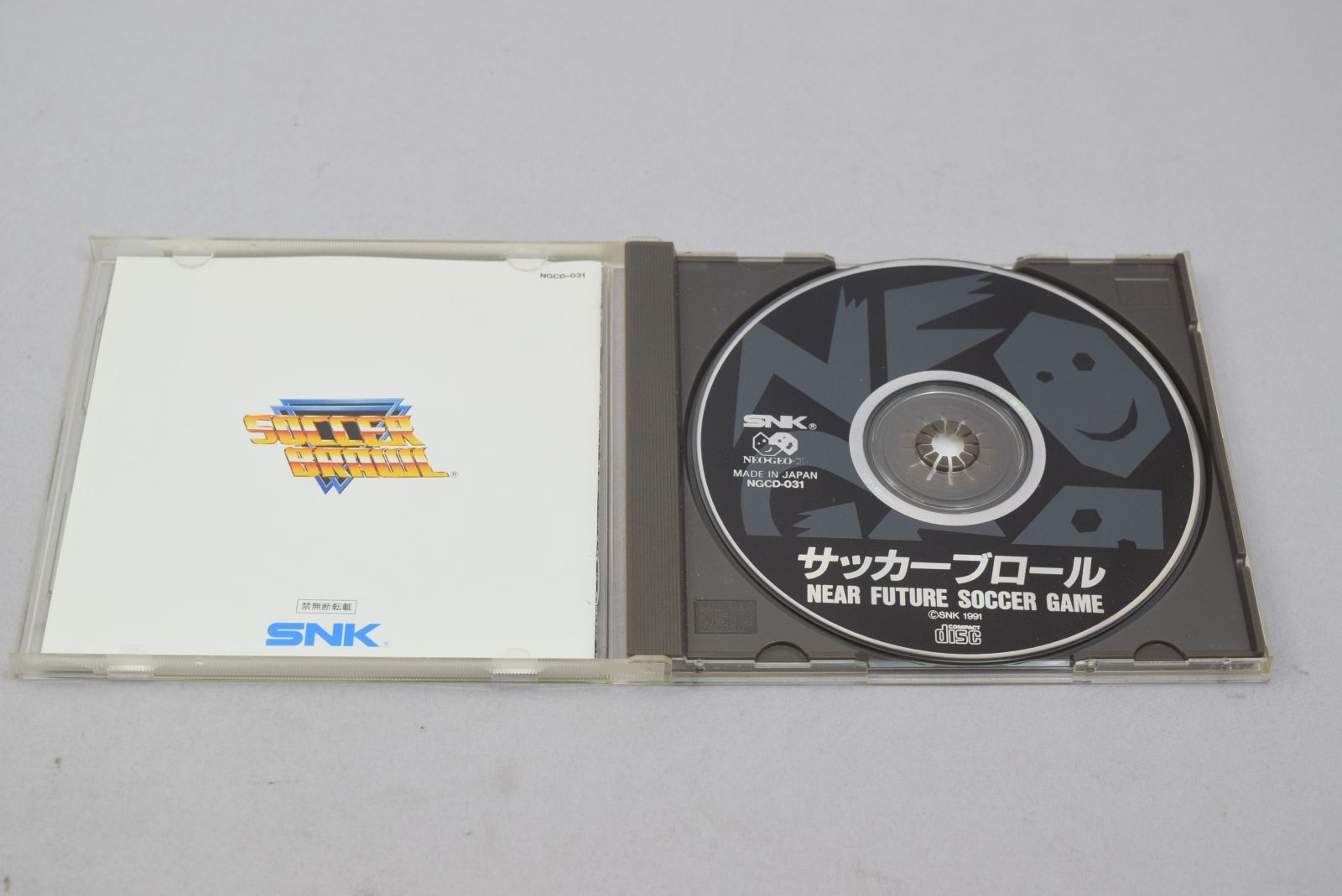 18_00BW）ネオジオCDソフト サッカーブロール - メルカリ