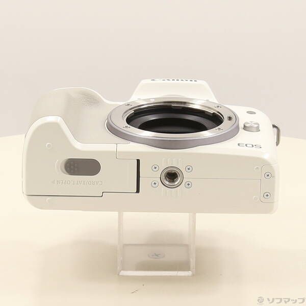 中古品〕 EOS Kiss M2 ダブルズームキット ホワイト【297】 - メルカリ