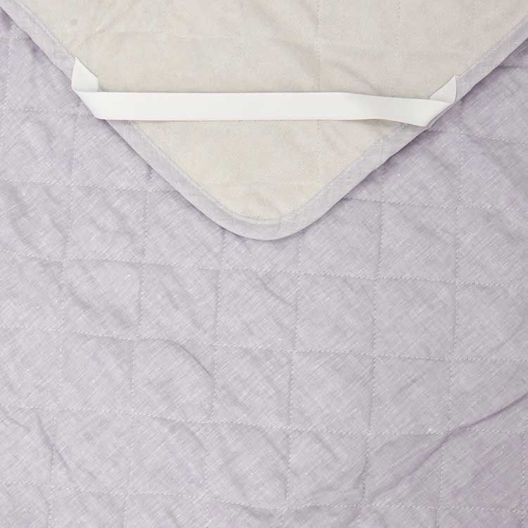 アウトレット価格 のため 麻敷きパッド シングル ダブル ラベンダー フランスリネン使用 麻 敷きパッド 麻100％ リネン ラミー 麻わた パイル生地 綿 敷パッド ベッド パッド パッド 洗える MARWIL-DEMENAGEMENTS_CH