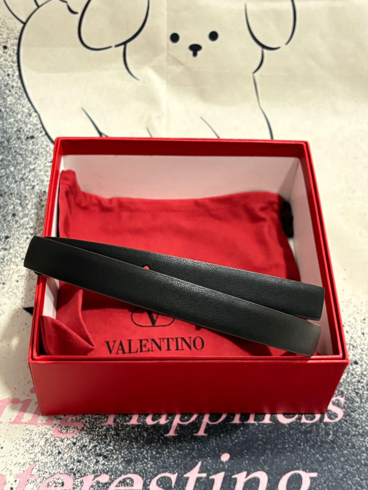 VALENTINO ヴァレンティノ  レディース ベルト ブラック