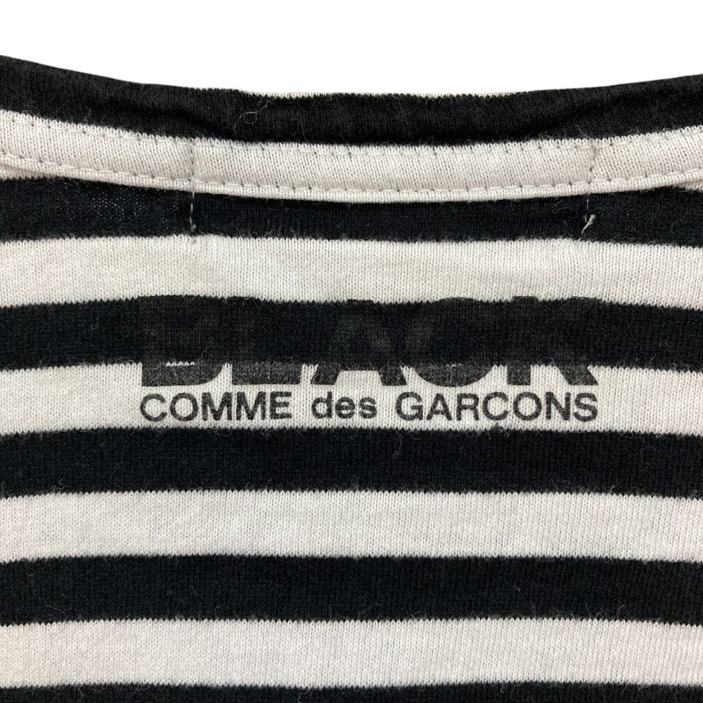 美品 BLACK COMME des GARCONS ブラックコムデギャルソン ディズニーコラボ ボーダーTシャツ サイズS ブラック レディース 古着 中古 美品 BLACK COMME des GARCONS ブラックコムデギャルソン