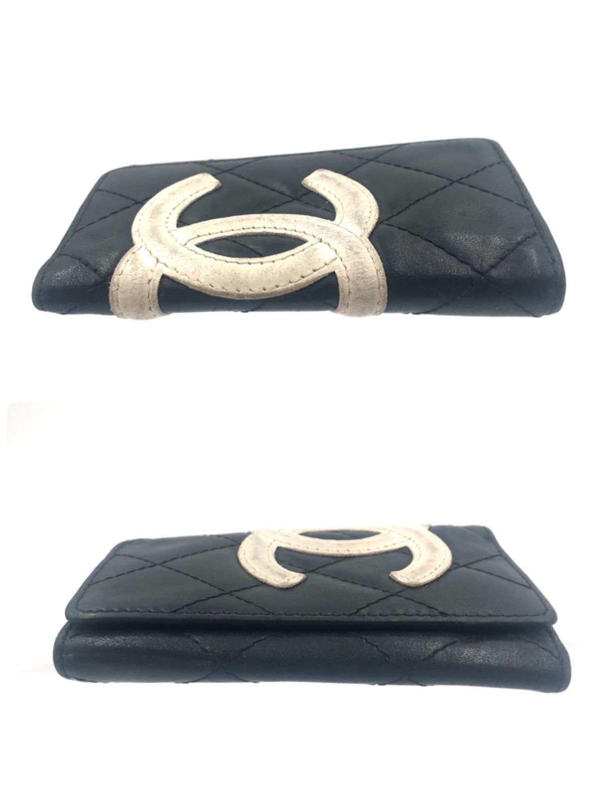 美品 CHANEL シャネル 6連キーケース マトラッセ カンボンライン CHANEL シャネル カンボンライン 6連キーケース マトラッセ ココ