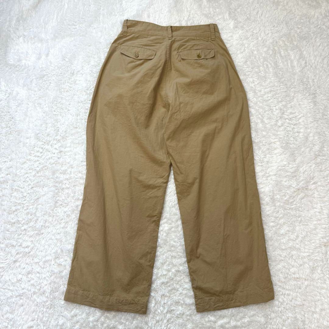 45R クックウェザーのシャルロットバギー パンツ ストレート　キャメル　L 45R クックウェザーのシャルロットバギー パンツ ストレート