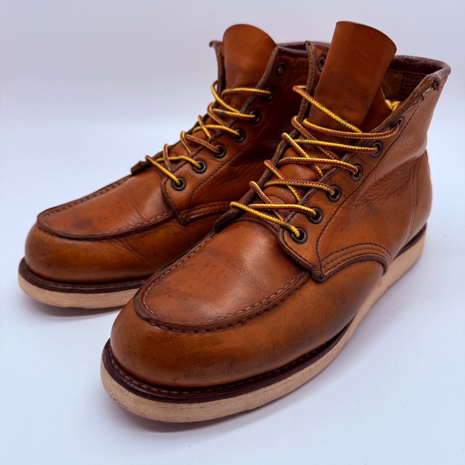 RED WING 875 IRISH SETTER boots US9.5D 1999 6inch CLASSIC MOC 99年 レッドウィング アイリッシュセッター ブーツ 6インチ オロイジナル 27.5 旧羽根タグ 刺繍