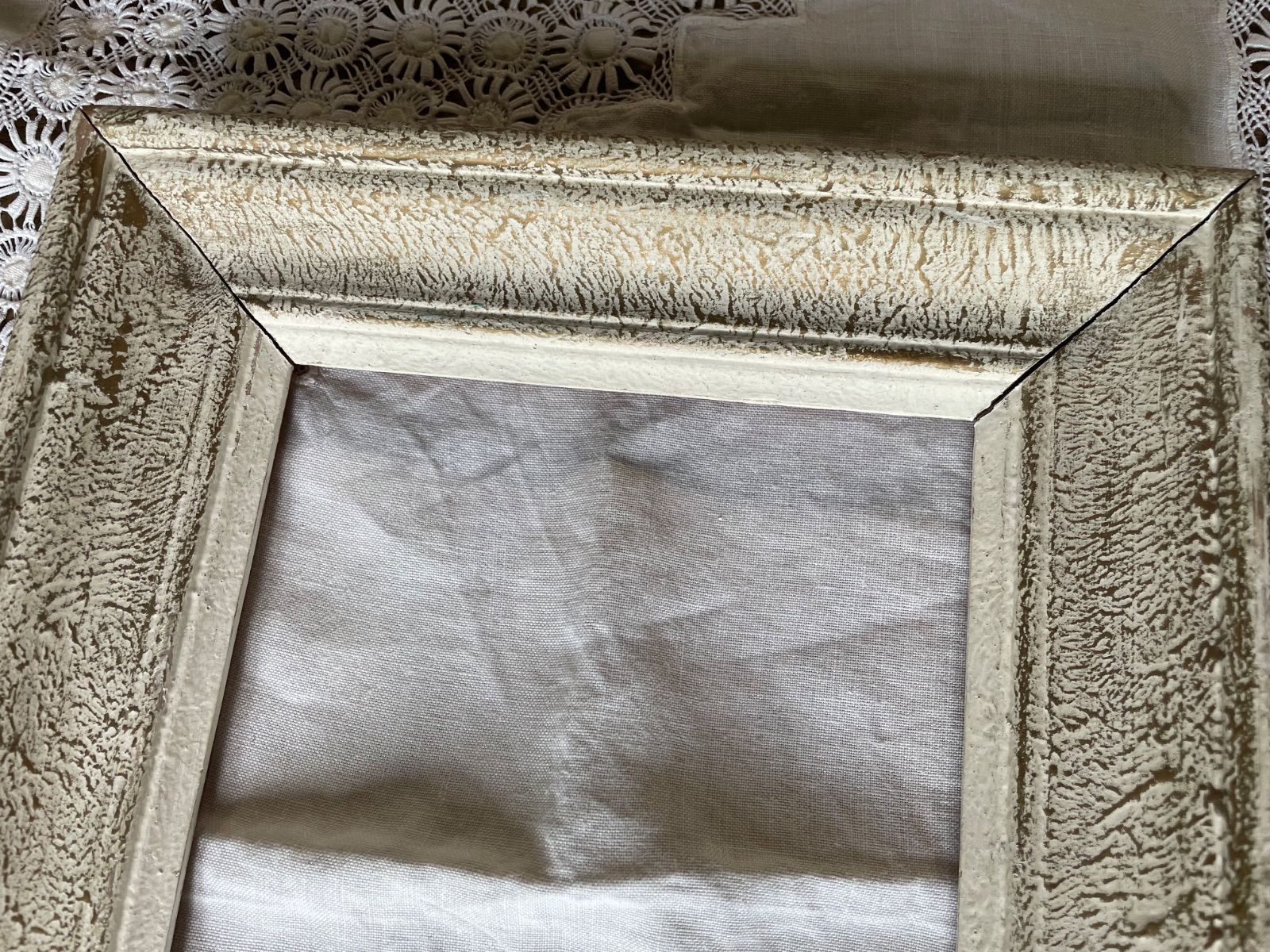 フランスアンティーク フレーム 額縁 シャビーシック エイジング 木製