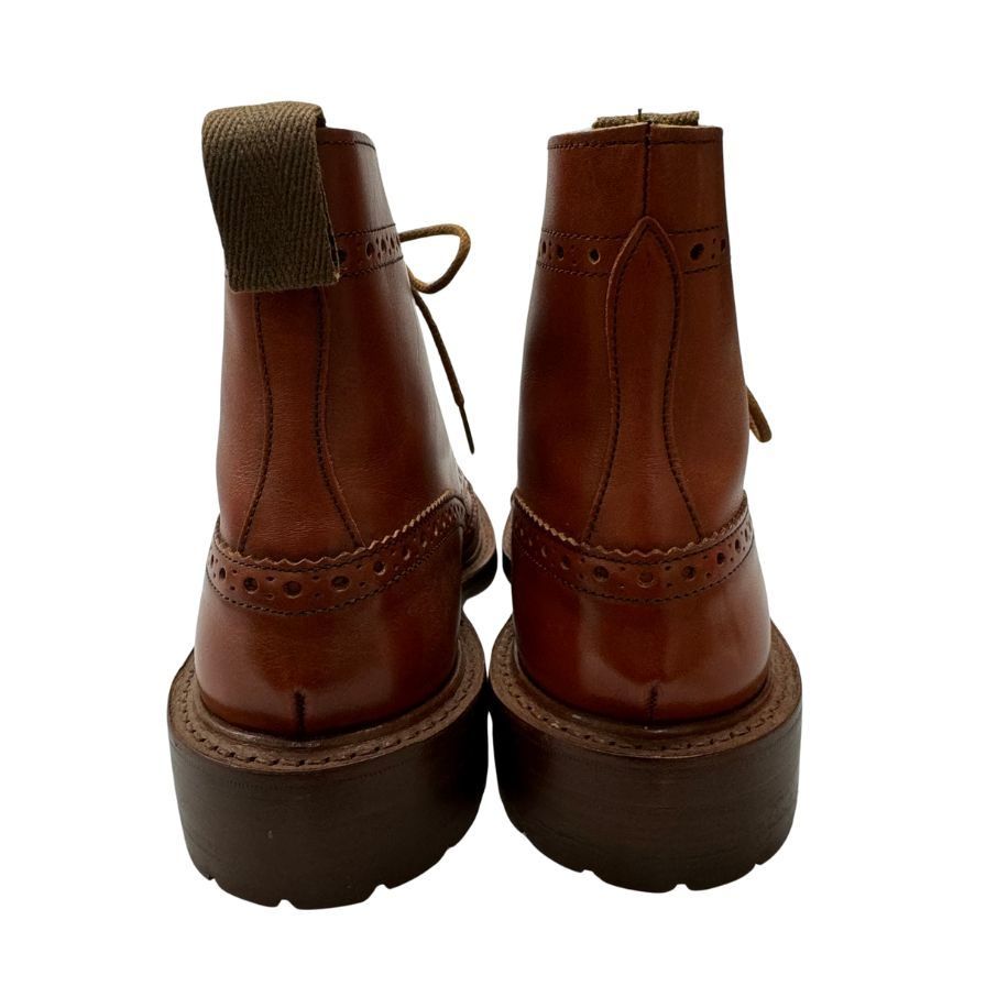 トリッカーズ カントリーブーツ レザー メンズ 7.5E ブラウン【AFC42