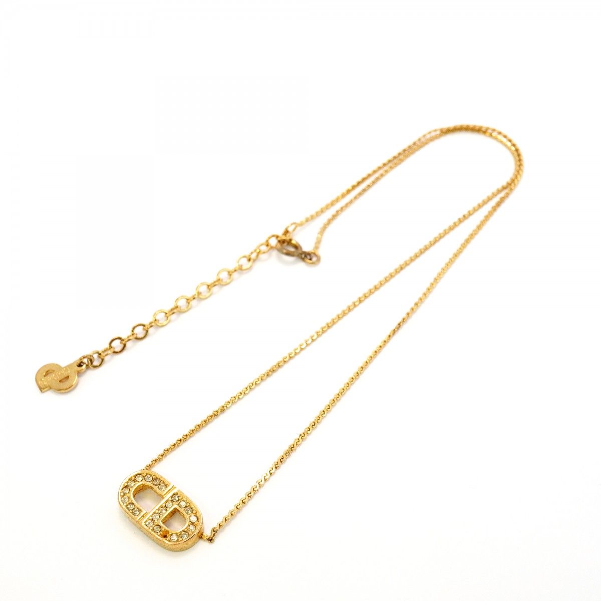 ☆SALE【5jfb0710】クリスチャンディオール ネックレス CDロゴ
