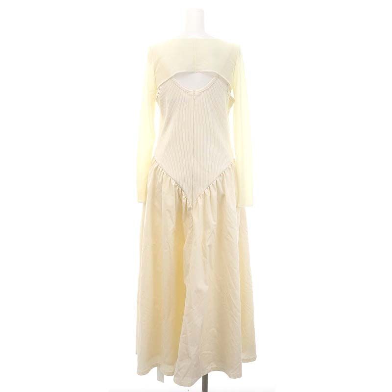 ミカゲ シン MIKAGE SHIN 24SS Layering Sculptured Dress  