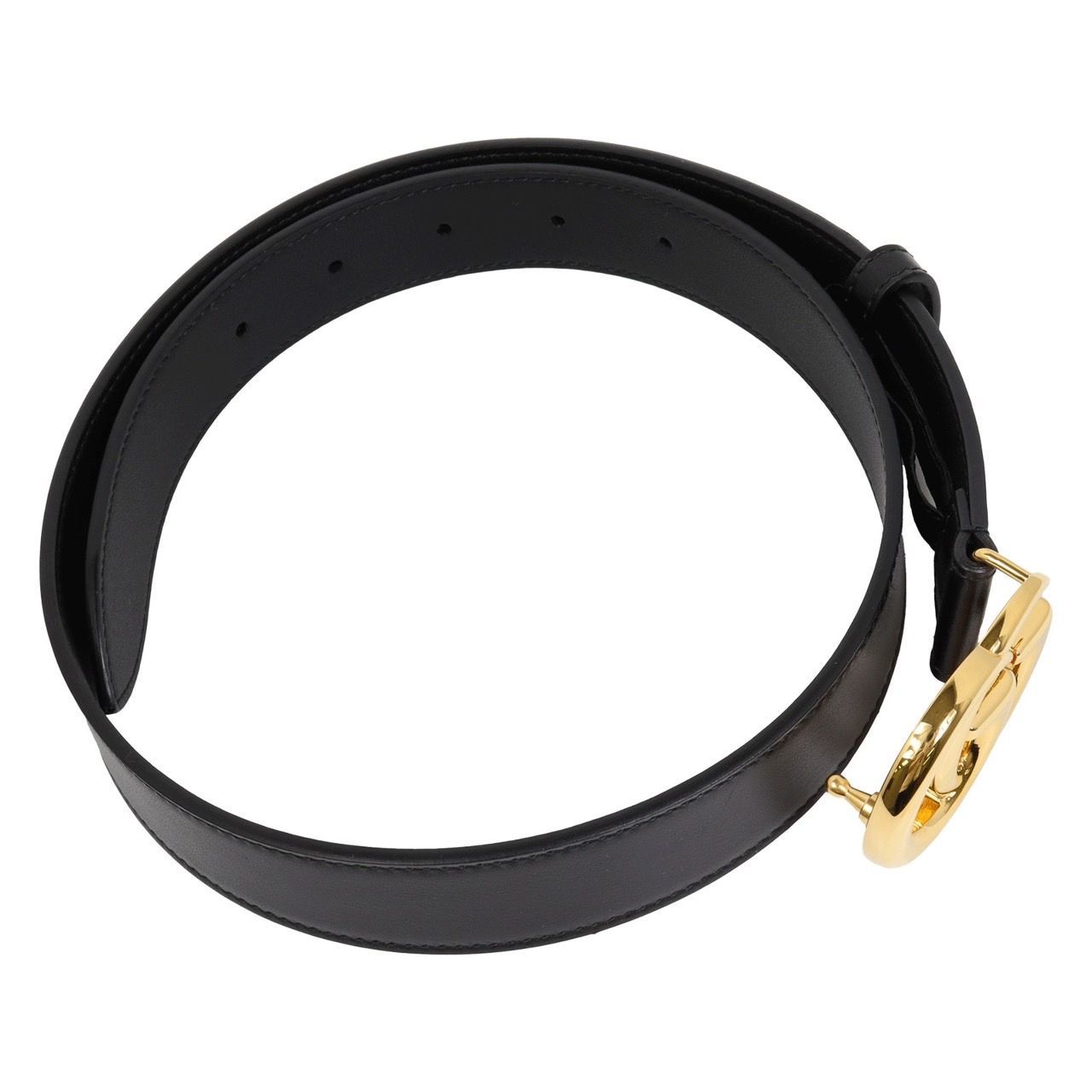 GUCCI グッチ GGマーモント ベルト 41456 ダブルG バックル レザー 黒