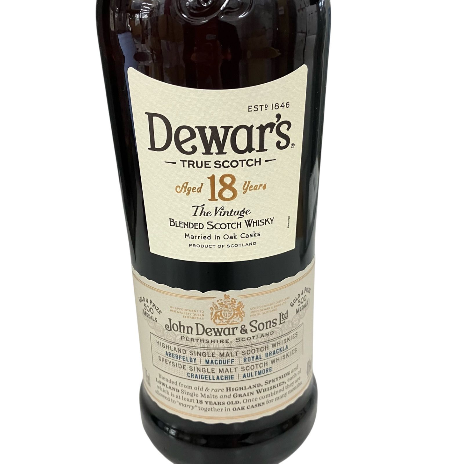 デュワーズ　18年 箱付き未開封 新品未開封 ウイスキー デュワーズ 18年物 ケース付き 【公式通販】