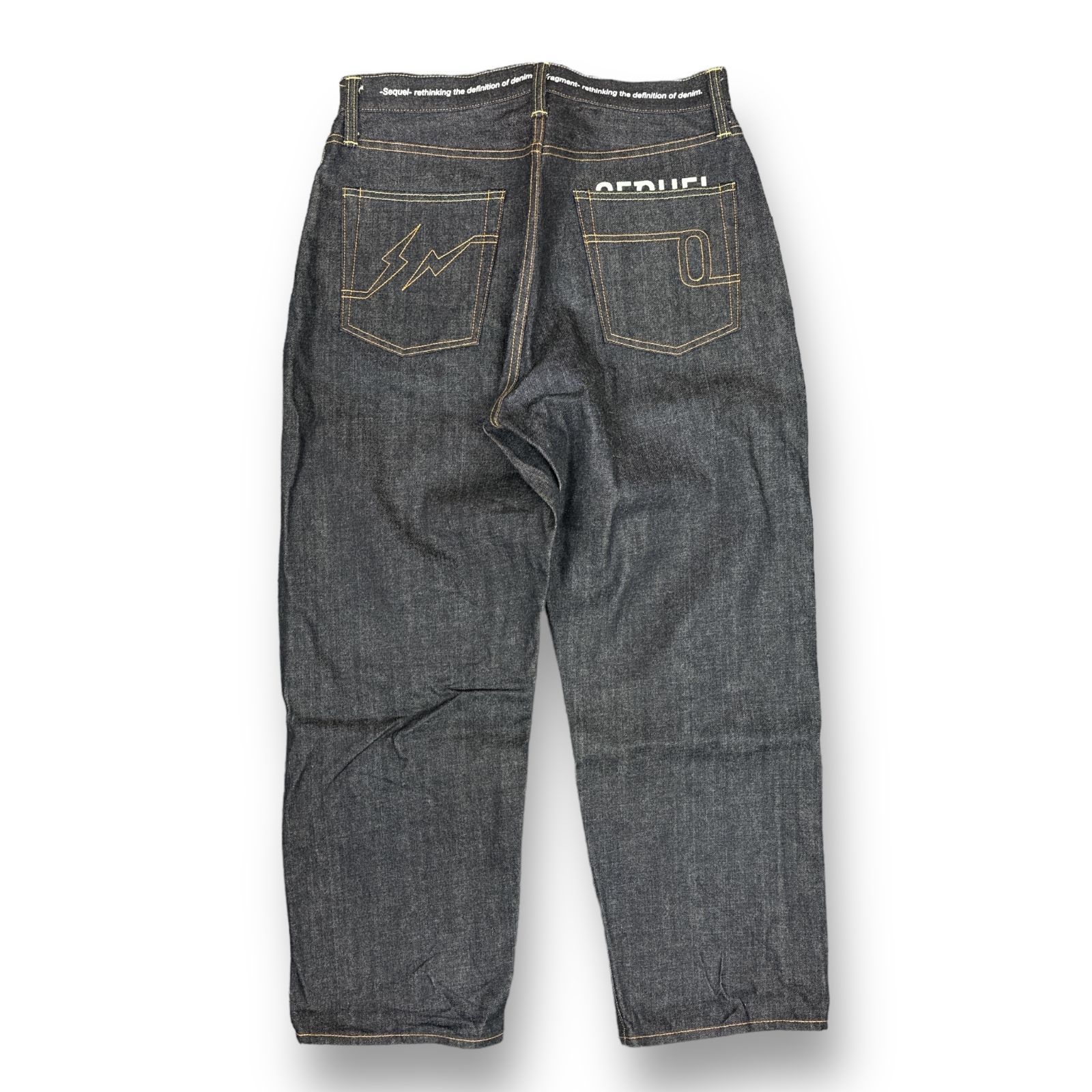 定価41800円 美品 FRAGMENT × SEQUEL SQ-23SS-PT-02 RIGID DENIM PANTS 