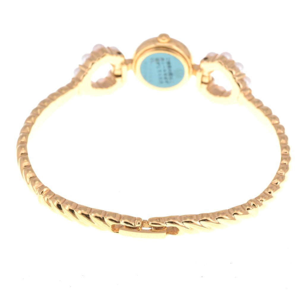 お値下げいたします ミキモトパール装飾のブレスレット時計電池入れ替え済み ミキモト MIKIMOTO 1E20-2140 パール ブレスレット ウォッチ