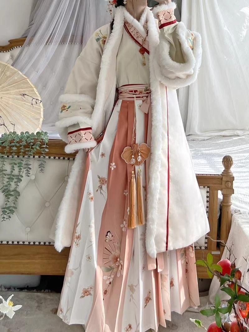HF-01 豪華刺繍 漢服 かんふく 古風衣装 レトロ風 中華ロリータ コスプレ ワンピース 唐装 仙女服 中華風 美しい刺繍