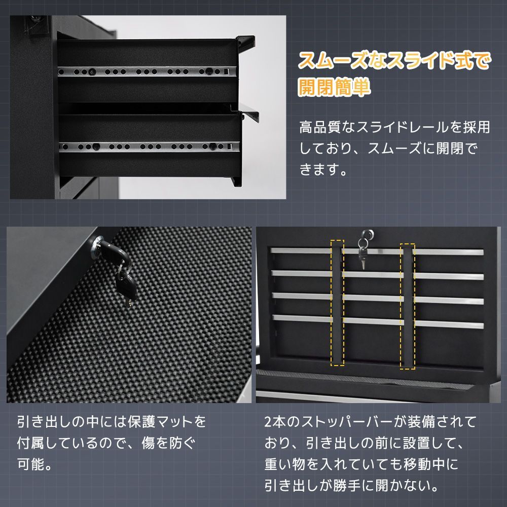 ツールワゴン ツールカート工具カートロールキャビネット