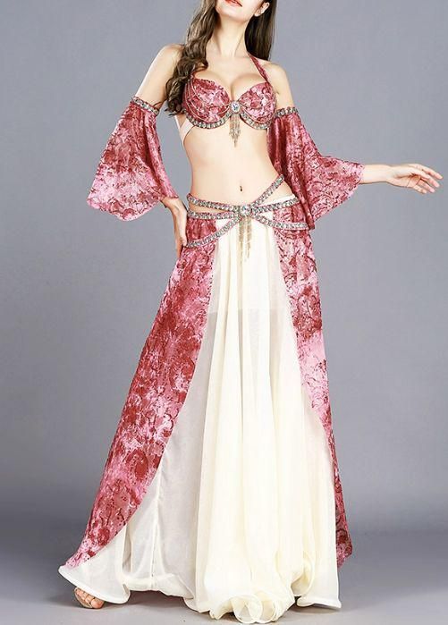 ベリーダンス オリエンタル衣装 腕飾り付 ブラ スカート オーダーメイド