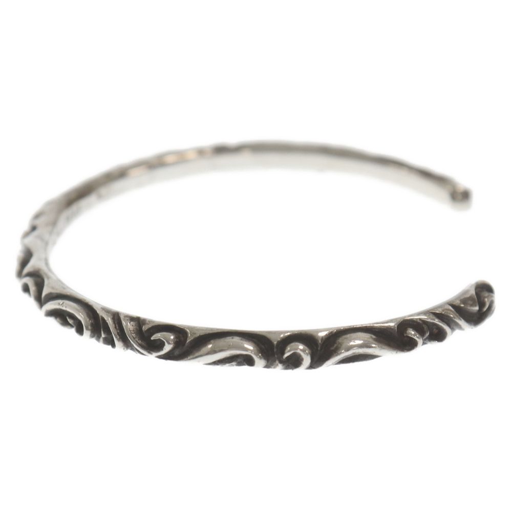 CHROME HEARTS (クロムハーツ) BANGLE SCROLL スクロールバンド シルバーブレスレット