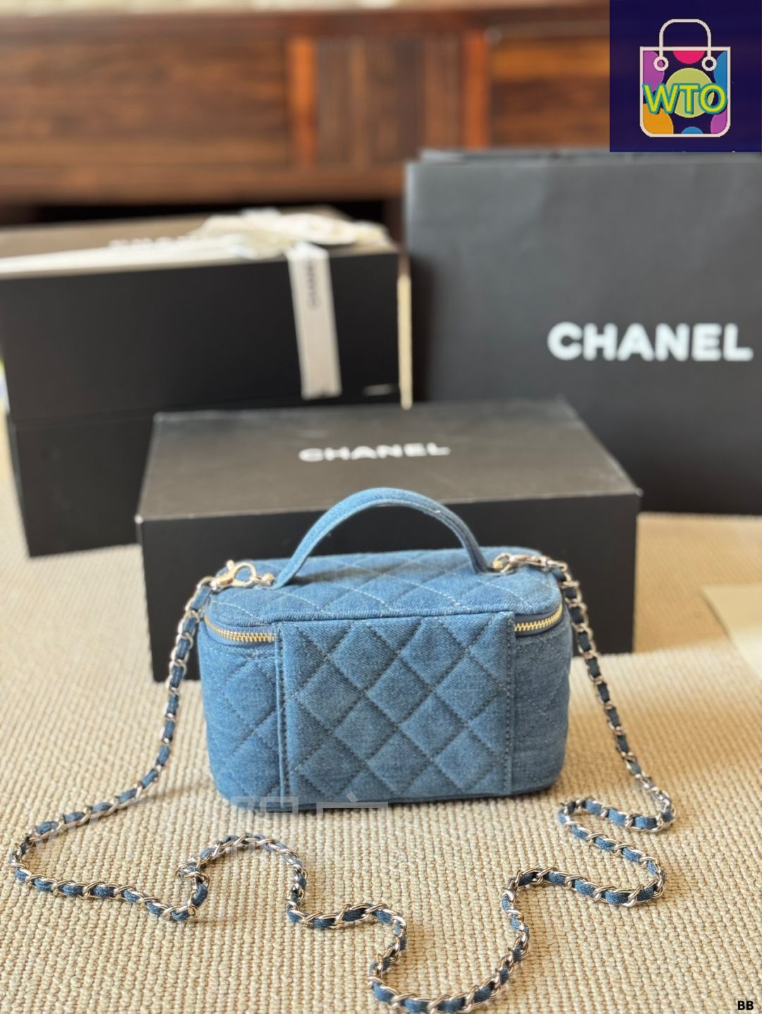 美品☆ヴィンテージ☆CHANEL☆バケツ☆バッグ☆デニム☆ CHANEL - 新品未使用☆激かわっ☆CHANEL☆デニム☆チェーン