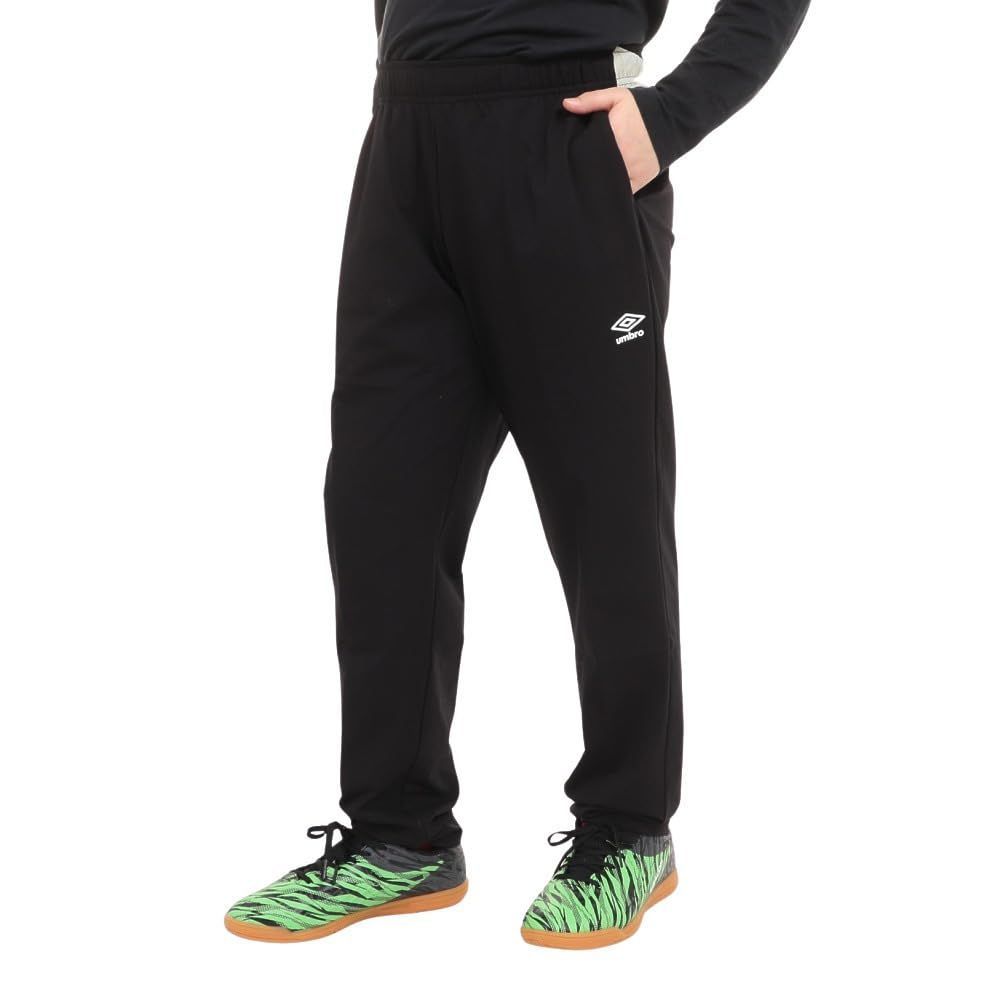 150_ブラック [アンブロ] THE THIRD ウォームアップパンツ 防風 吸汗 ストレッチ ロングパンツ ジュニア キッズ 子供 UUJWJG11 BLK