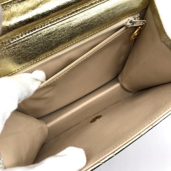 CHANEL シャネル ミニマトラッセ プッシュロック チェーン ショルダー