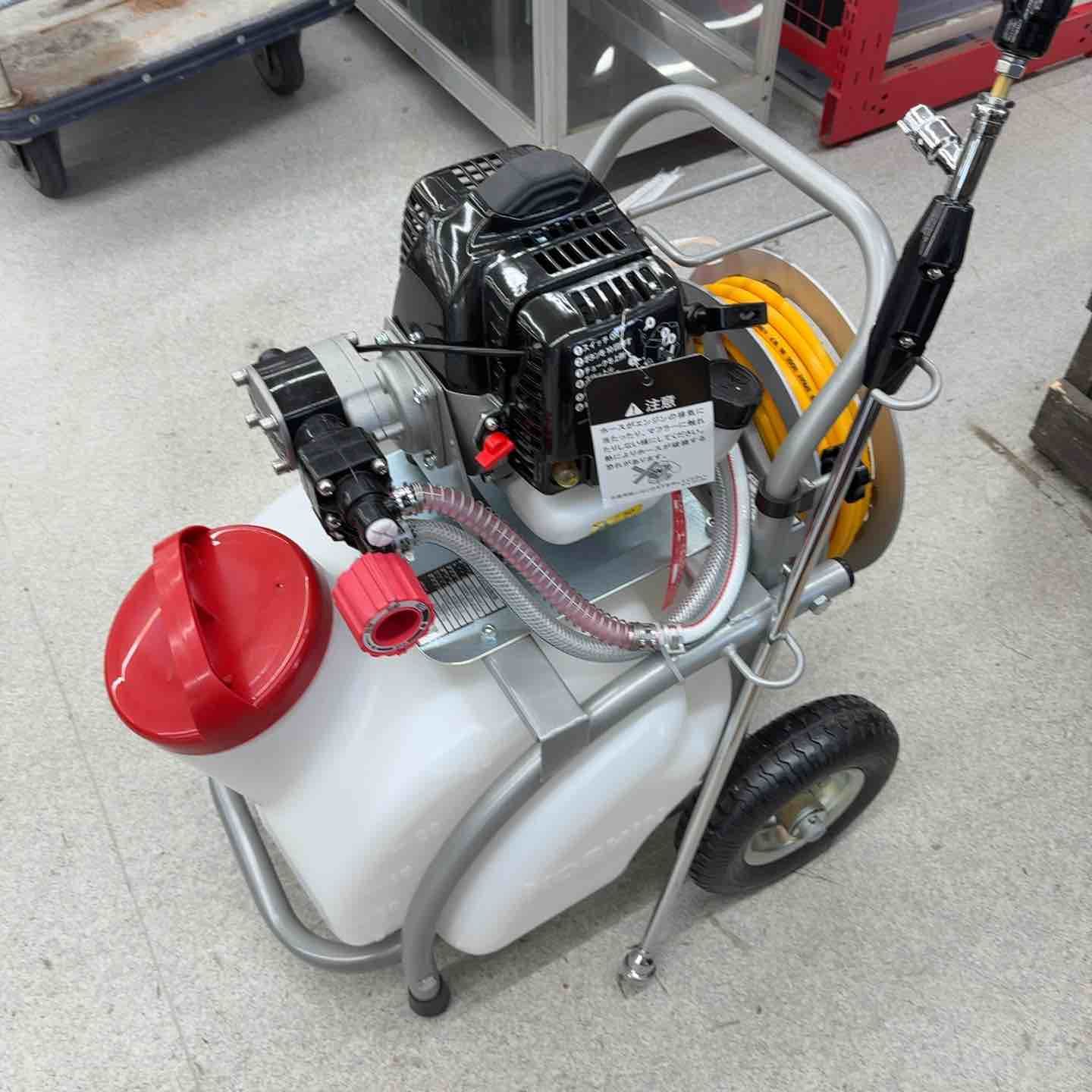 工進 エンジン式 噴霧器25Lタンクキャリー 1連ピストン ES-25T 八潮店