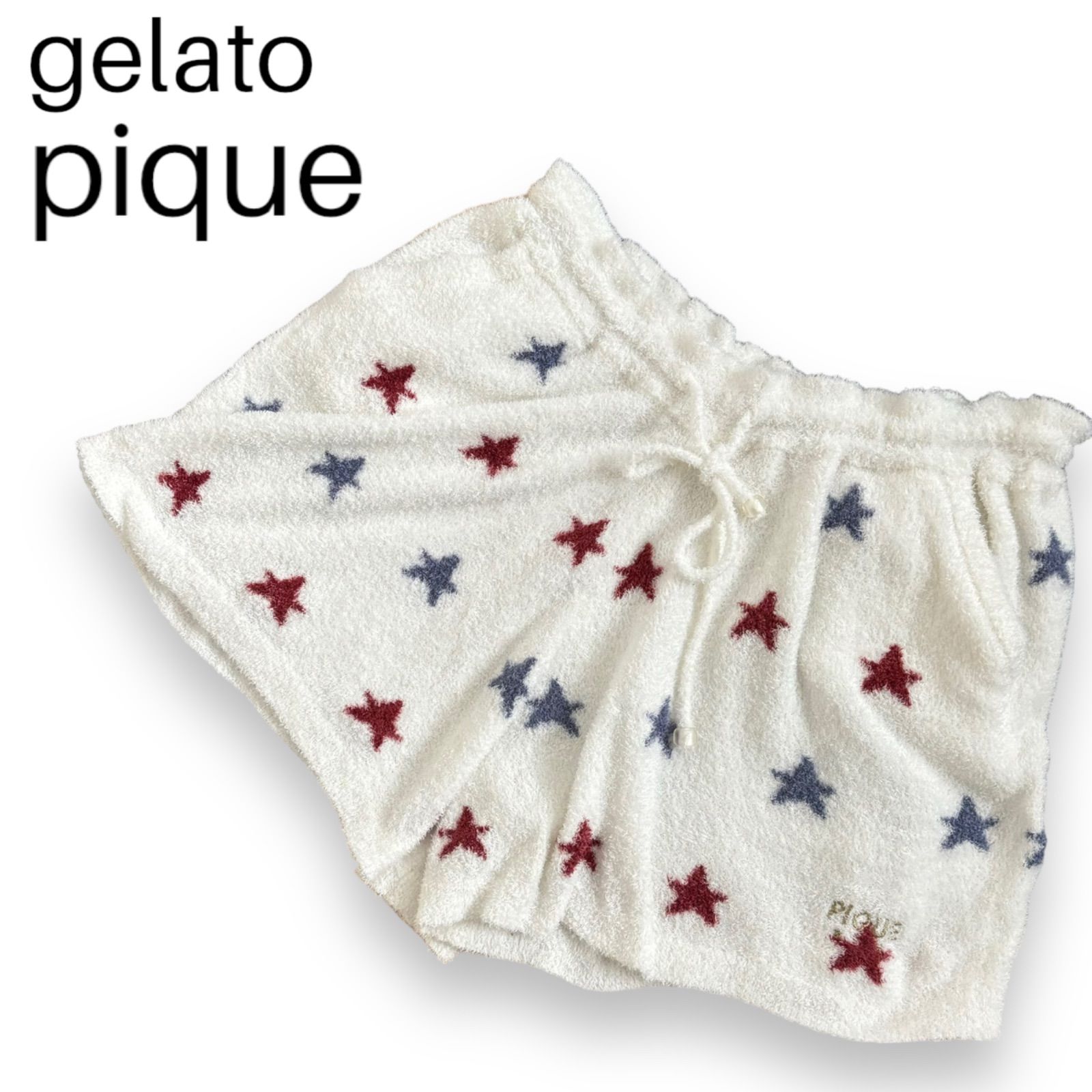 配送24時間以内】GELATO PIQUE 星柄 ルームウェア フリーサイズ