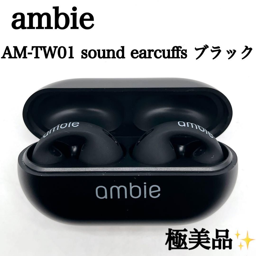 極美品✨】アンビー ambie AM-TW01 sound earcuffs ブラック - メルカリ