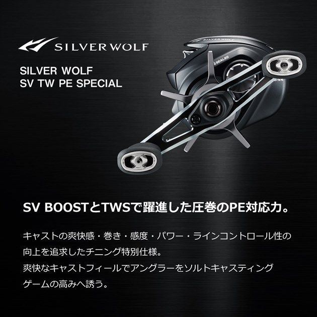 ダイワ ベイトリール シルバーウルフ SV TW 1000XHL PE スペシャル(左