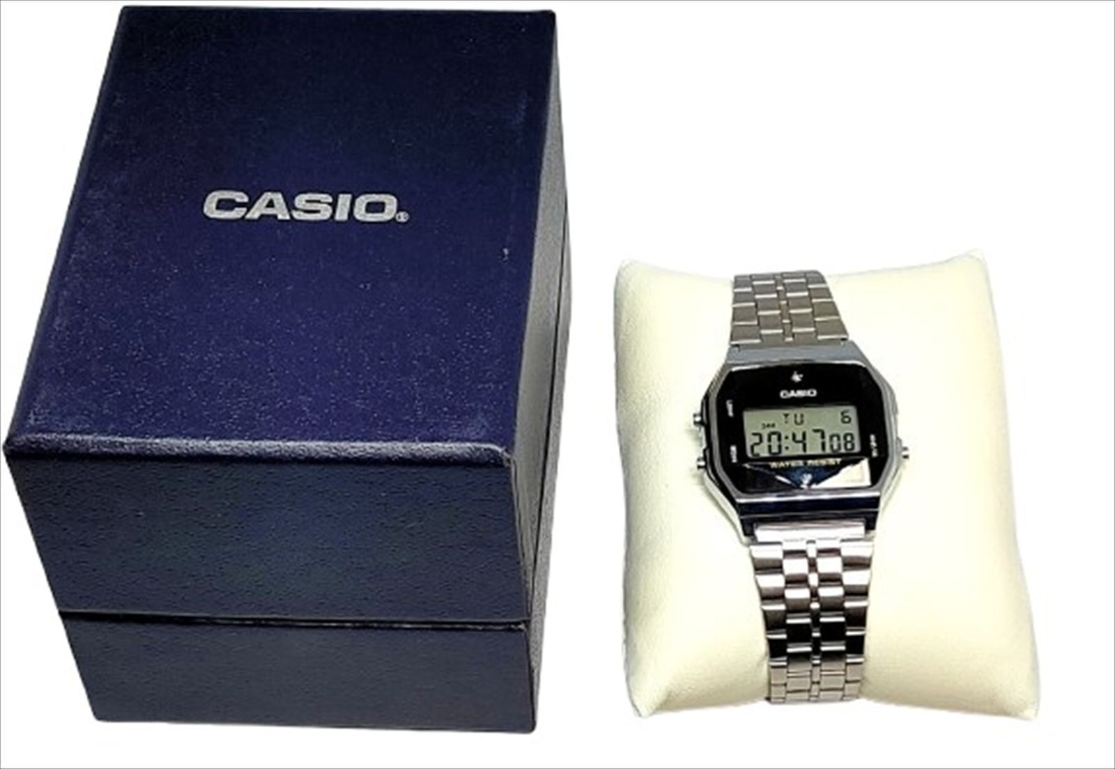 CASIO カシオ 腕時計 チープカシオ ダイヤ入りA159W 稼働品 美品