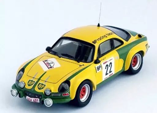 ミニカー 1|43 アルピーヌ ルノー A110 1976年ラリーイーペル F.Roothaert|E.Nijs RRbe06