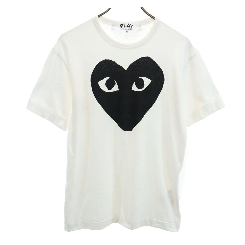 プレイコムデギャルソン 2020年 日本製 半袖 Tシャツ M ホワイト PLAY COMME des GARCONS メンズ