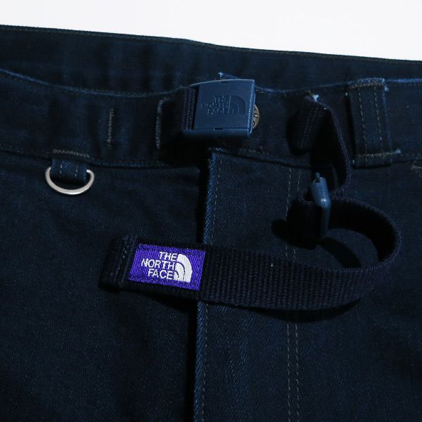 THE NORTH FACE PURPLE LABEL ザ ノース フェイス パープル レーベル WEBBING BELT DENIM PANTS NT5050N ウェビング ベルト デニム パンツ インディゴ ボトムス