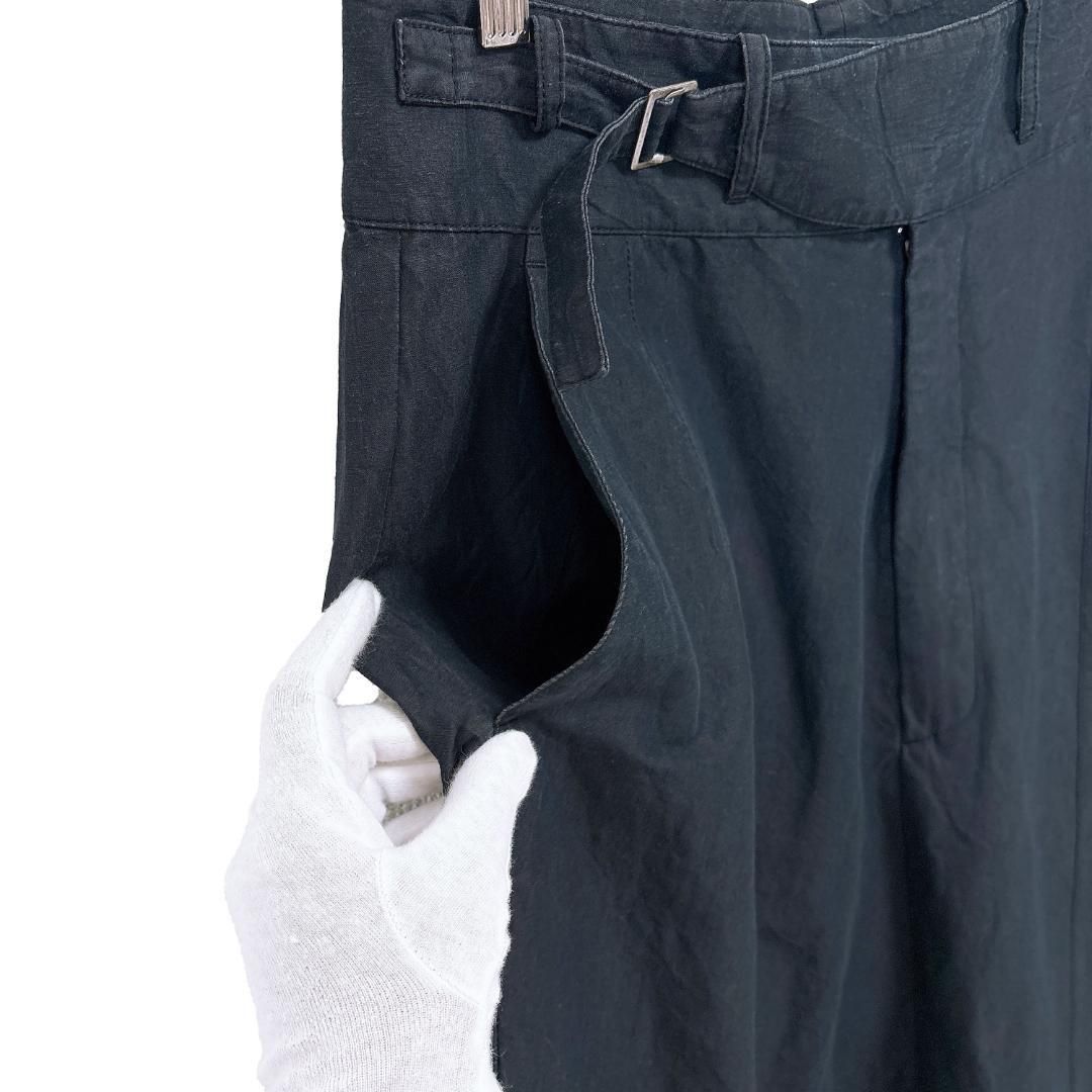  ジョンガリアーノ メンズ サルエルパンツ 46 無地 ブラック サルエルパンツ パンツ