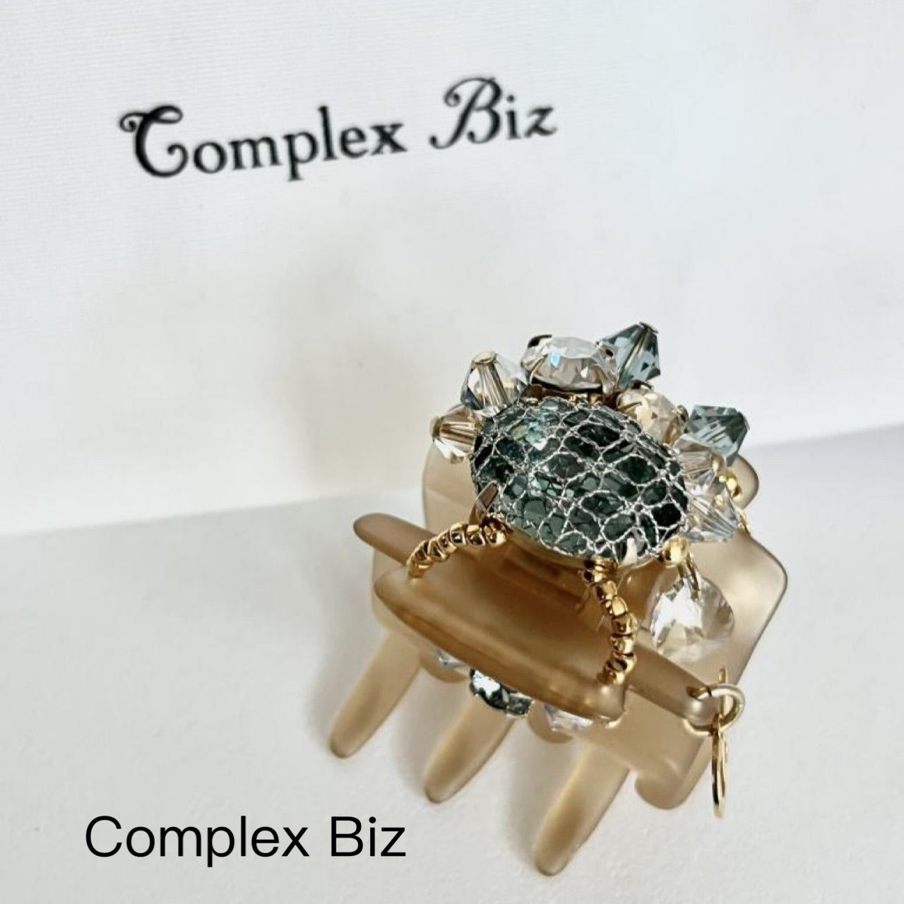 コンプレックスビズ　ヘアクリップ Complex Biz スワロフスキー ヘアクリップ コンプレックスビズ