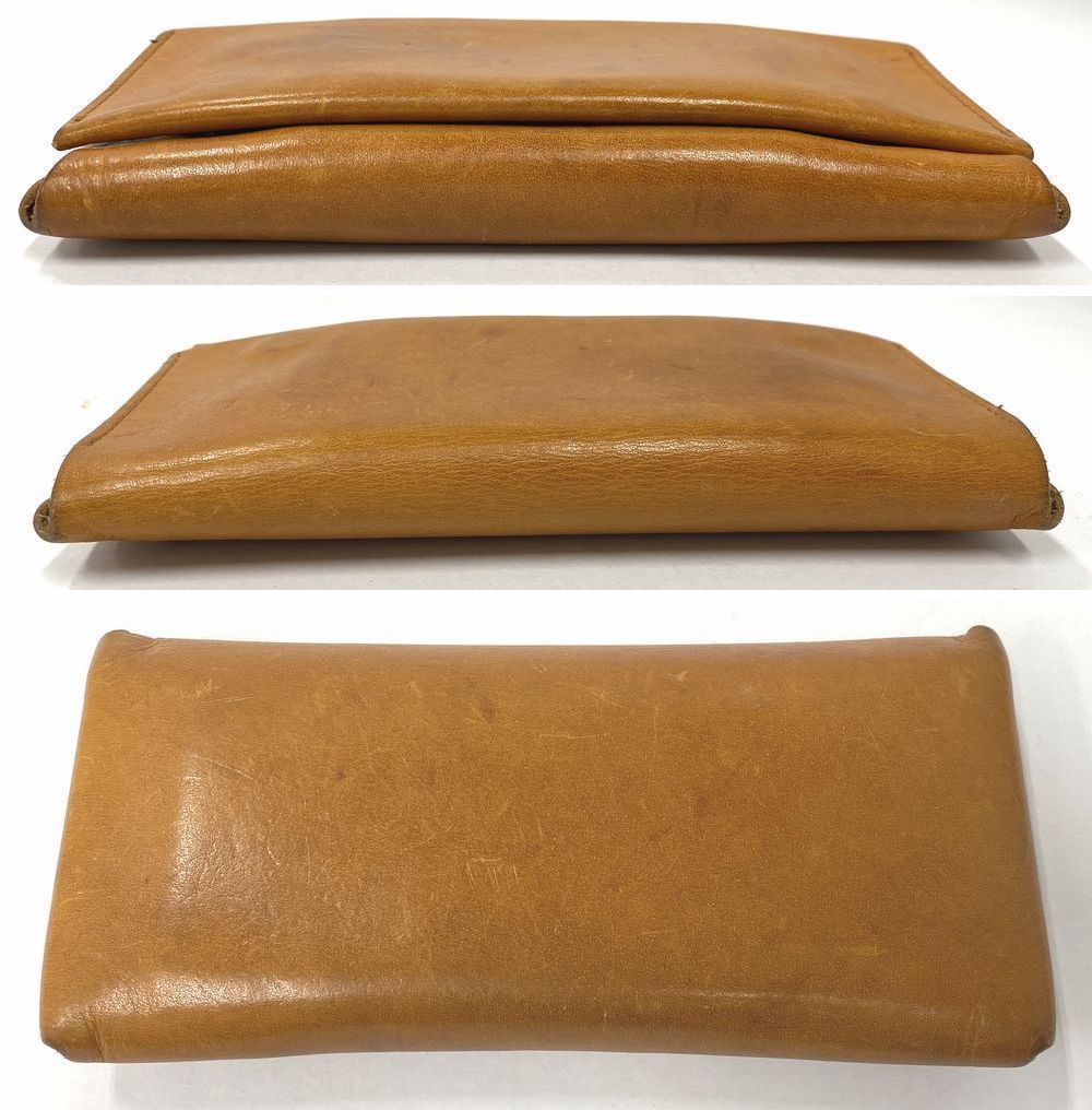 FABRIK/ファブリック　コンパクト設計の長財布　LONG WALLET / CAMEL キャメル　メンズ 小物　【中古】【76-20240902-B-186】【併売商品】