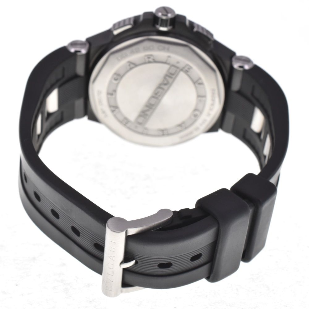 ブルガリ BVLGARI ディアゴノ ウルトラネロ 自動巻き クロノグラフ