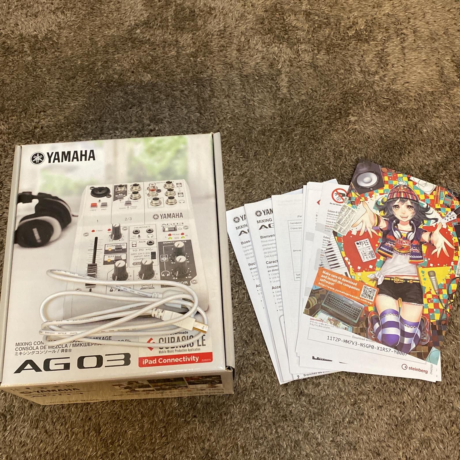 【尾張小牧店】【楽器】 中古 YAMAHA | ヤマハ DTM・DAW・音響機器 AG03 MKII 【477】 尾張小牧店】【楽器】 YAMAHA | ヤマハ DTM・DAW・音響機器 AG03 【477