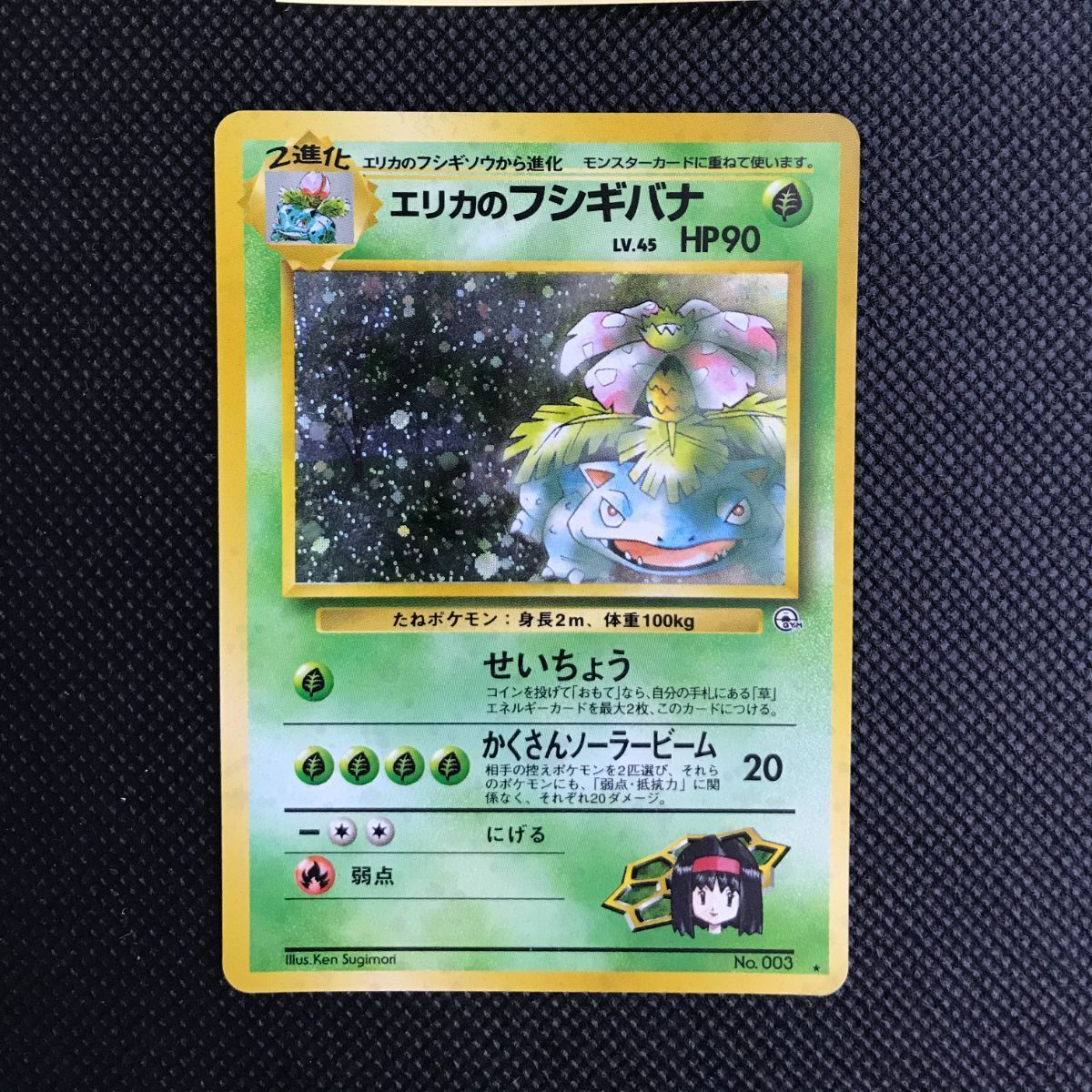 旧裏 エリカのフシギバナ エリカのフシギバナ LV.45 ☆ [旧裏面