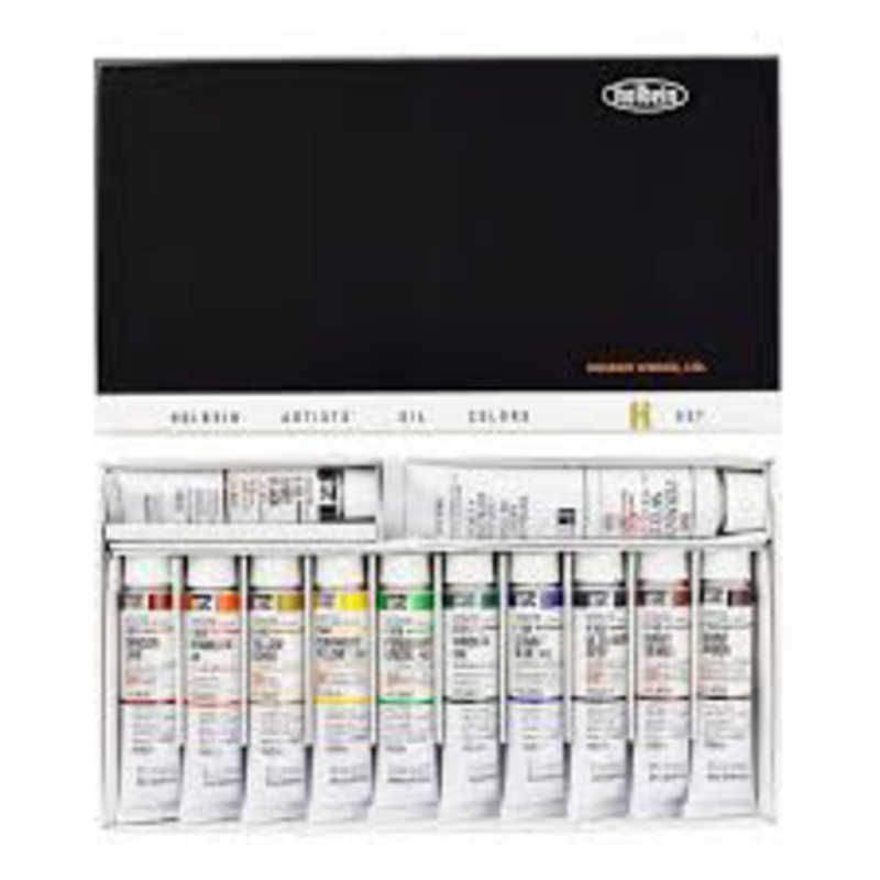 【 新品 未開封 】 ホルベイン工業 H 油絵具 Hセット(20ml11色 50mlホワイト) ホルベイン 905 未使用 送料無料