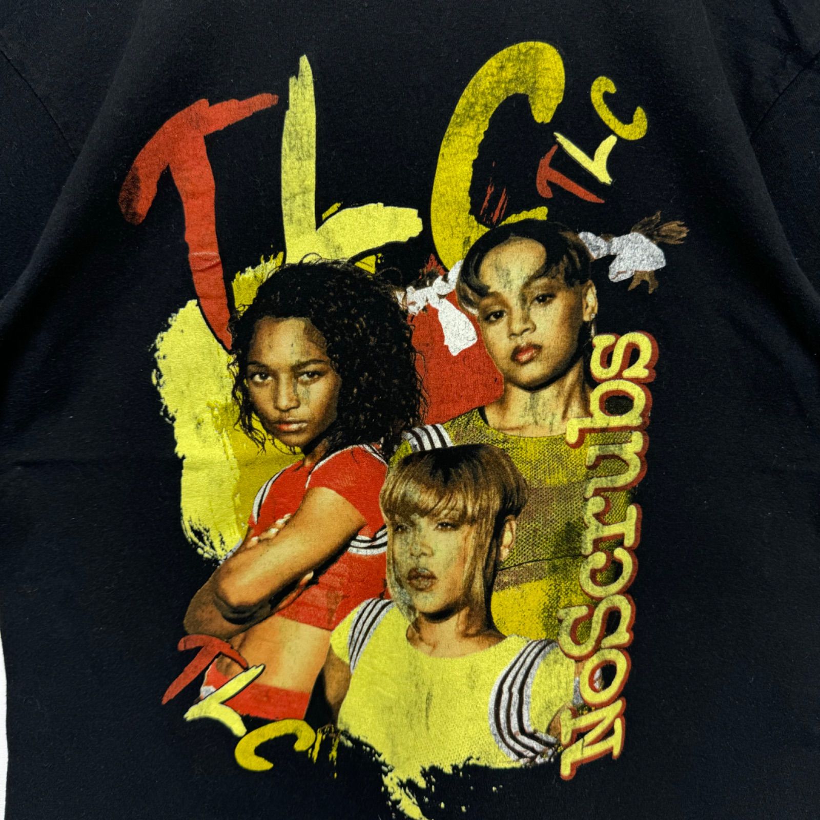 TLC ティーエルシー NoScrubs Tシャツ R&B HIPHOP ヒップホップ バンT バンドT 音楽T ミュージックT 古着