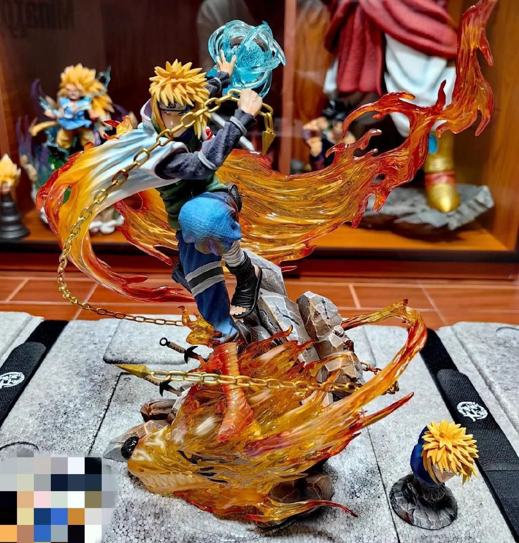 ナルト＆波風ミナト　１／６スケール　NARUTO　ガレージキット　フィギュア ナルト 波風ミナト 四代目火影 ガレージキット 1/6スケール