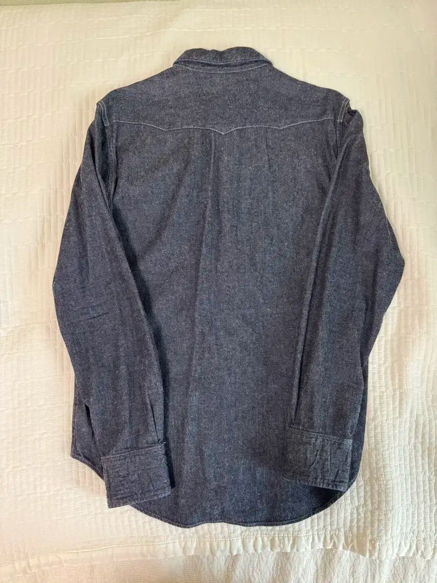 RRL ダブルアールエル デニム スリムフィット ウエストン シャツ M